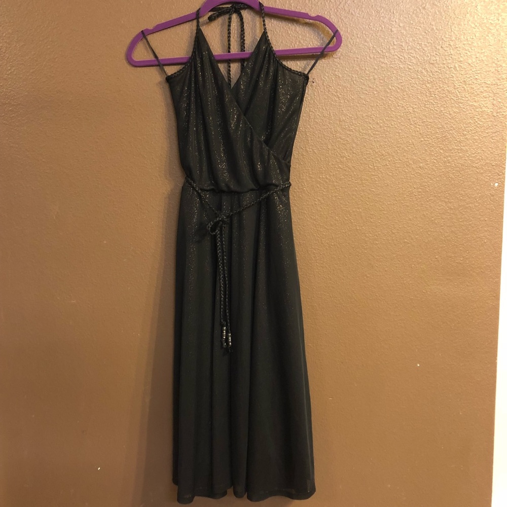 Black & Gold Glamour Dress